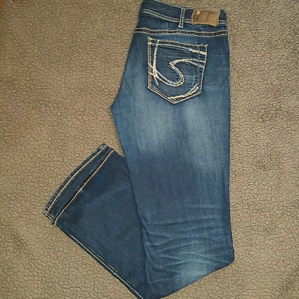 Silver Jeans Suki Mid Slim Boot 34 x 33